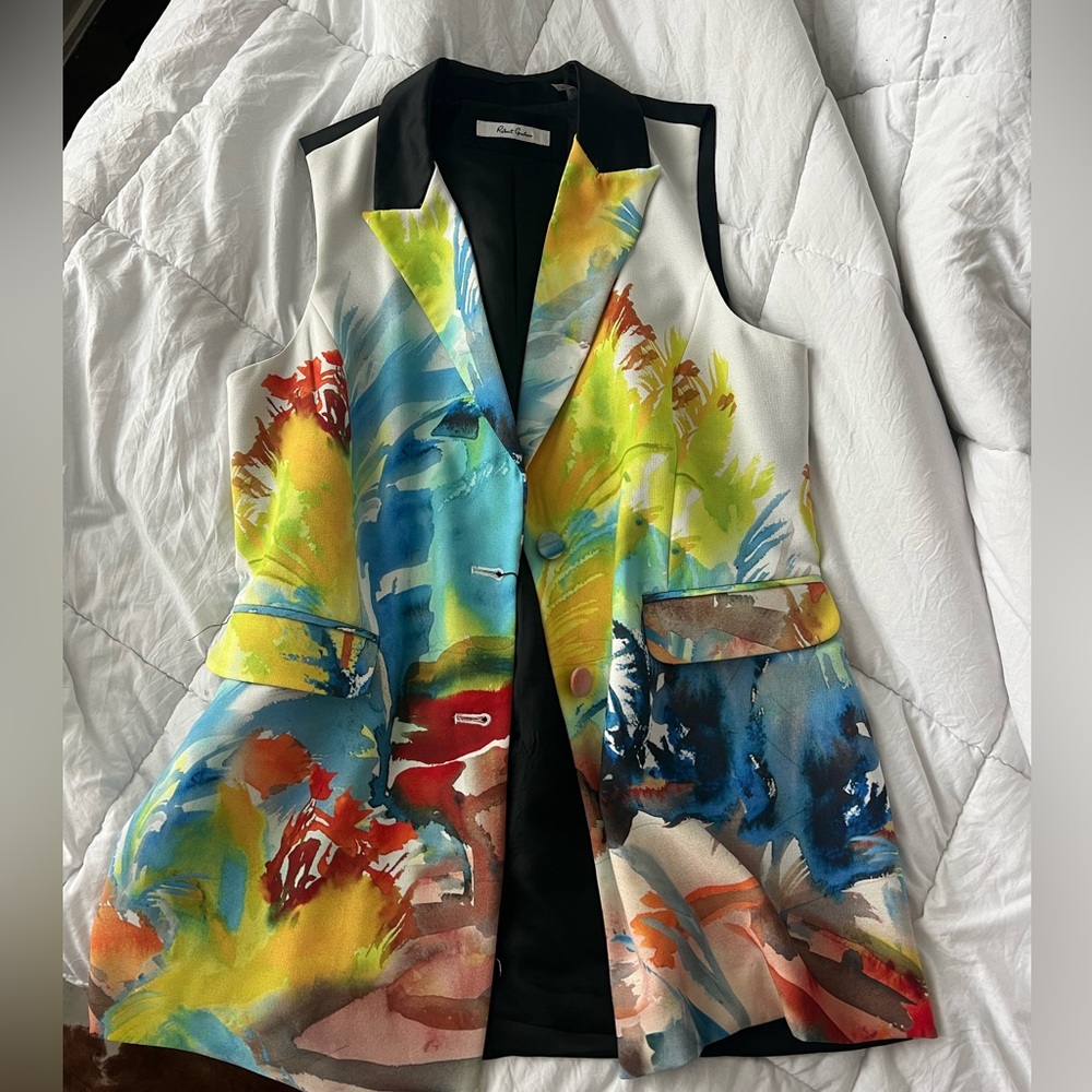 NWOT Robert Graham Multicolor Vest